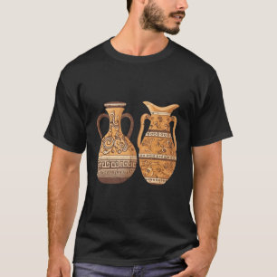 Camiseta Cerámica de cerámica griega de alforja