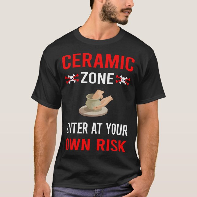 Camiseta Cerámica de zona de riesgo (Anverso)