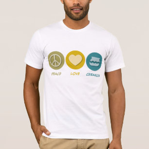 Camiseta Cerámica del amor de la paz