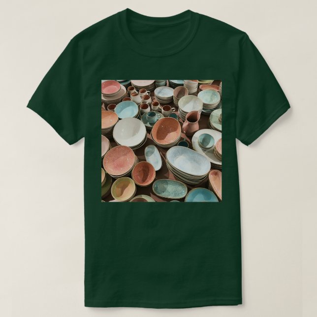 Camiseta Cerámica en casa 1 (Diseño del anverso)