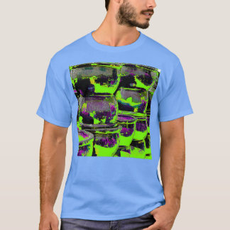 Camiseta Cerámica verde y púrpura