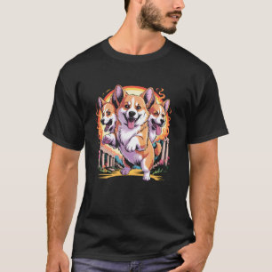 Camiseta Cerberus Corgi Mitología del Perro del Infierno de
