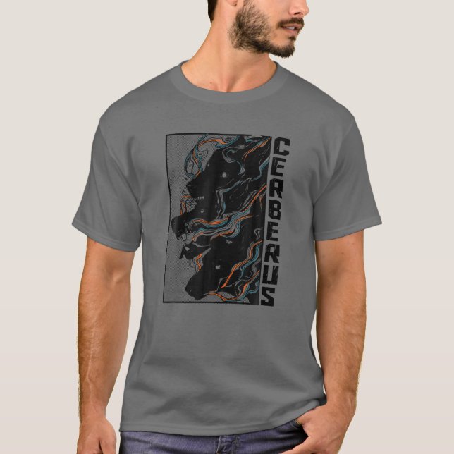Camiseta Cerberus Tres Cabeceras De Perro Griego Mitología  (Anverso)