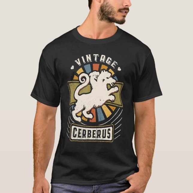 Camiseta Cerberus Vintage Classic Retro Love (Anverso)