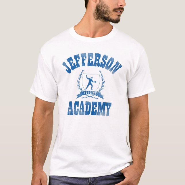 Camiseta Cercado de la academia de Jefferson (Anverso)