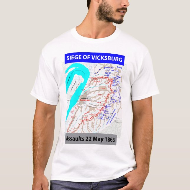 Camiseta Cerco de Vicksburg (Anverso)