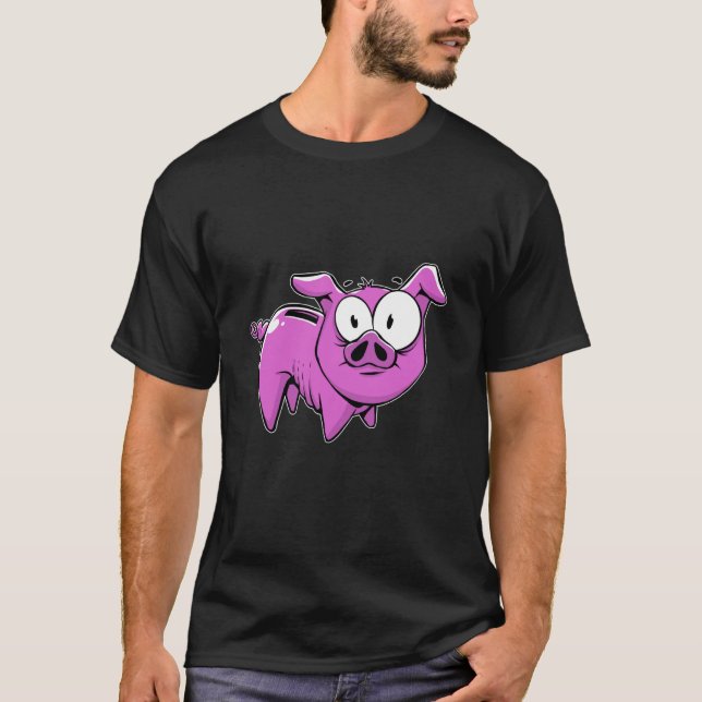 Camiseta cerda de cerdo (Anverso)