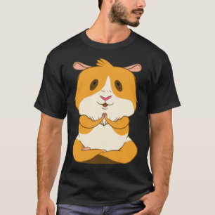 Camiseta Cerdito de Guinea de Yoga Tierno Amor Mascota Cora