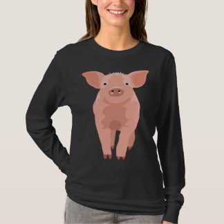 Camiseta cerdito lindo
