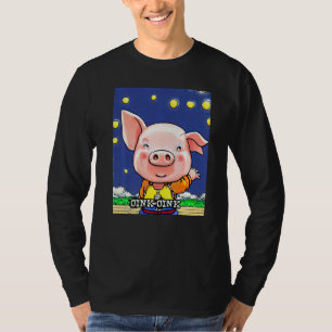 Camiseta Cerdito lindo Cerdito Oink Oink  16