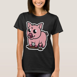 Camiseta Cerdito Mascota Piggy