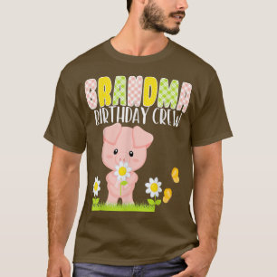 Camiseta Cerdo Abuela Cristóbal de Cumpleaños Niño Chica Pi