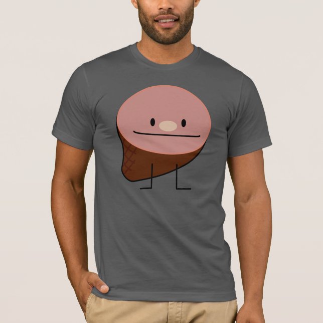 Camiseta Cerdo ahumado cocido miel de la proteína del día (Anverso)