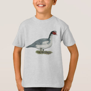 Camiseta Cerdo azul Muscovy Drake