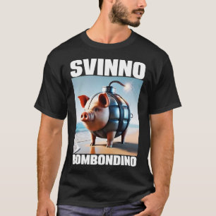 Camiseta Cerdo Bombondino Cerdo Caos Meme