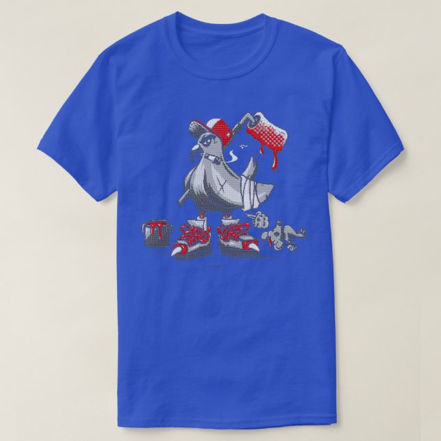 Camiseta Cerdo callejero 3 (Diseño del anverso)