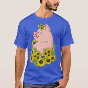 Camiseta Cerdo Cerdo Hombres Rosa Mujeres Cerdo Cerdo Boar
