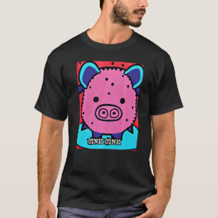 Camiseta Cerdo Cerdo Perro Oink Oink 3