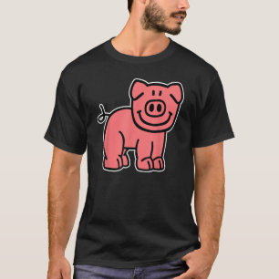 Camiseta Cerdo cómico