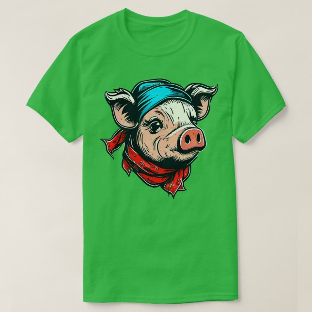 Camiseta Cerdo con aná 4 (Diseño del anverso)