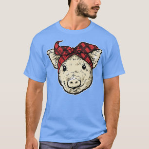 Camiseta Cerdo con ganadería ganadera premium