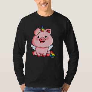 Camiseta Cerdo Cuerno de unicornio Vestido Fancy