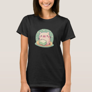 Camiseta Cerdo Cute deleita Tofu Adorable Animal Aves Delic