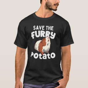 Camiseta Cerdo Cute Guineano Salva La Patata De La Furia