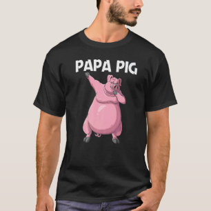 Camiseta Cerdo Cutto Para Hombres Padres Alimentos Animales