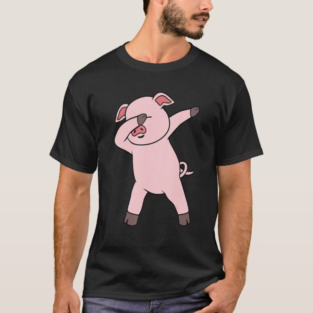 Camiseta Cerdo Dabbing (Anverso)