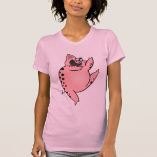 Camiseta Cerdo de baile tonto LOL de la danza el   del