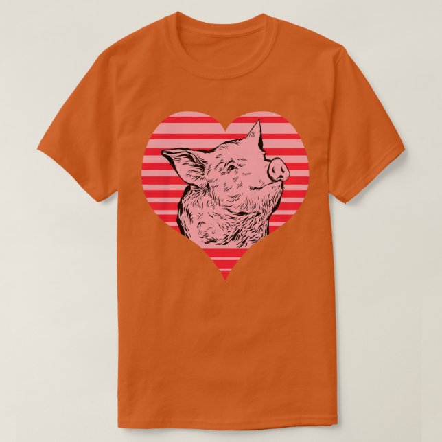Camiseta Cerdo de corte (Diseño del anverso)