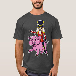Camiseta Cerdo de equitación para muñecas desnudas