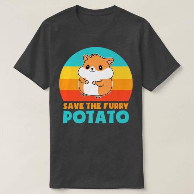 Camiseta Cerdo de Furry Potato Guinea (Diseño del anverso)
