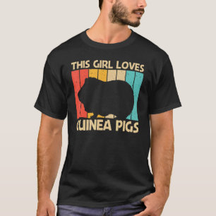 Camiseta Cerdo de Guay Guinea para Chicas Niños Cavy Mascot