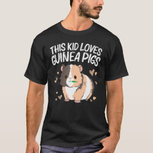 Camiseta Cerdo De Guay Guinea Para Niños Chicas Wheek Fluff