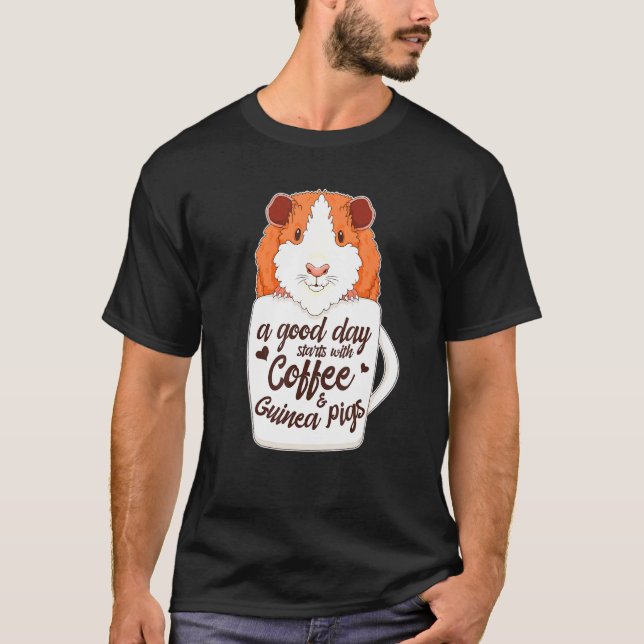 Camiseta Cerdo de Guinea Abysiniana en café Mug cerdo perua (Anverso)