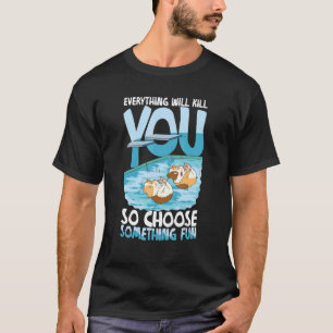 Camiseta Cerdo de Guinea Alto Baño de Submarinismo