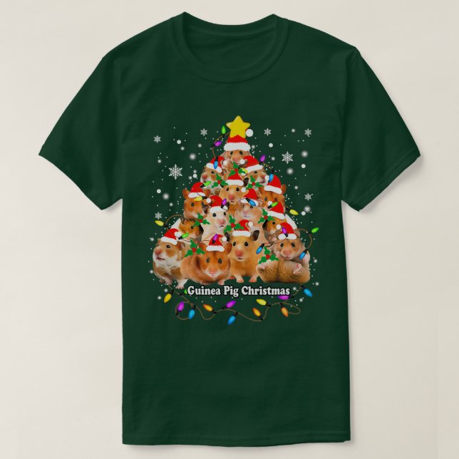 Camiseta Cerdo de Guinea Árbol de Navidad de Guinea (3)