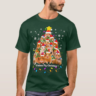 Camiseta Cerdo de Guinea Árbol de Navidad de Guinea (3)