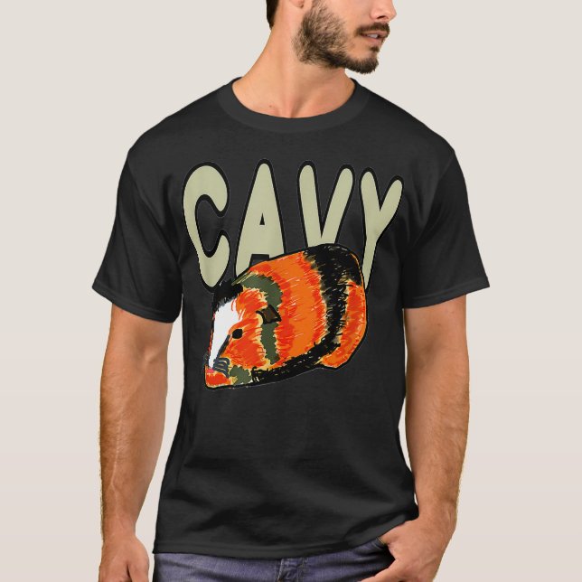 Camiseta Cerdo de Guinea Cavy (Anverso)