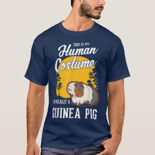 Camiseta Cerdo de Guinea Cerdo Humano Halloween Cerdo de Gu