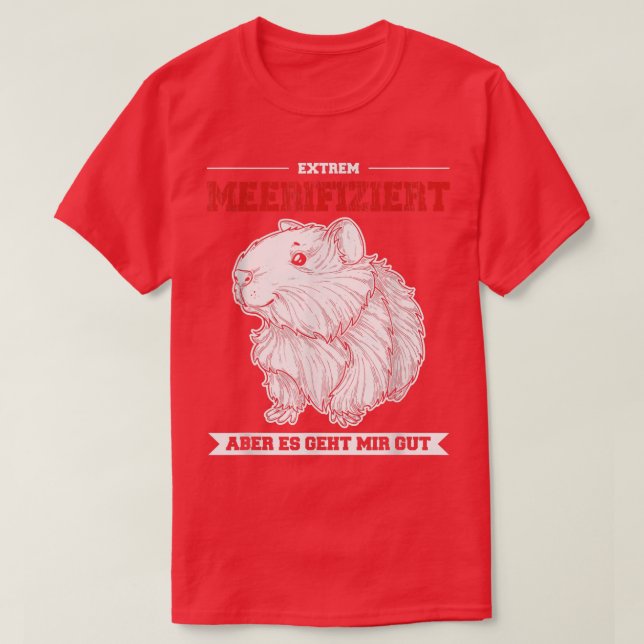 Camiseta Cerdo de Guinea, conejillo de Indias, mascota sepa (Diseño del anverso)