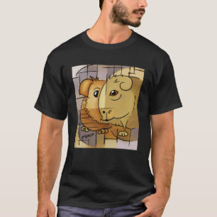 Camiseta Cerdo de Guinea Cubista