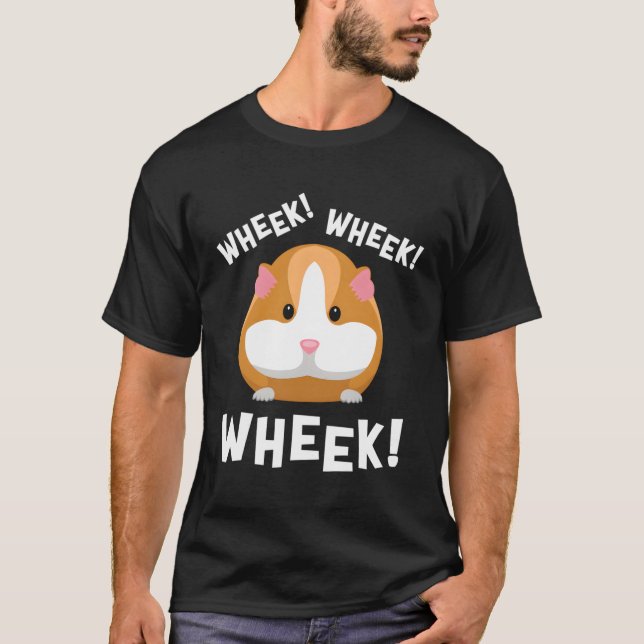 Camiseta Cerdo de Guinea de Rueda (Anverso)