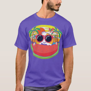 Camiseta Cerdo de Guinea divertida Melon Gafas de sol Exóti