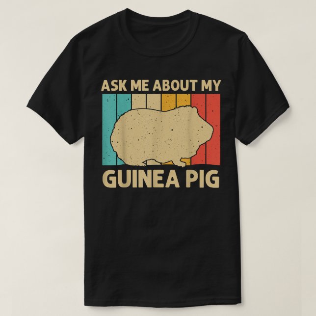 Camiseta Cerdo De Guinea Gracioso Para Hombres Mujeres Pota (Diseño del anverso)