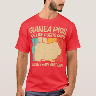 Camiseta Cerdo De Guinea Gracioso Para Hombres Mujeres Pota