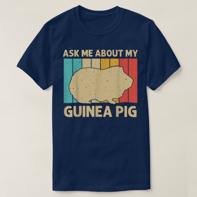 Camiseta Cerdo De Guinea Gracioso Para Hombres Mujeres Pota (Diseño del anverso)