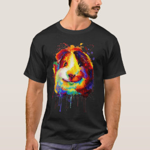 Camiseta Cerdo de Guinea Me Gusta Realmente La Mujer De Cer